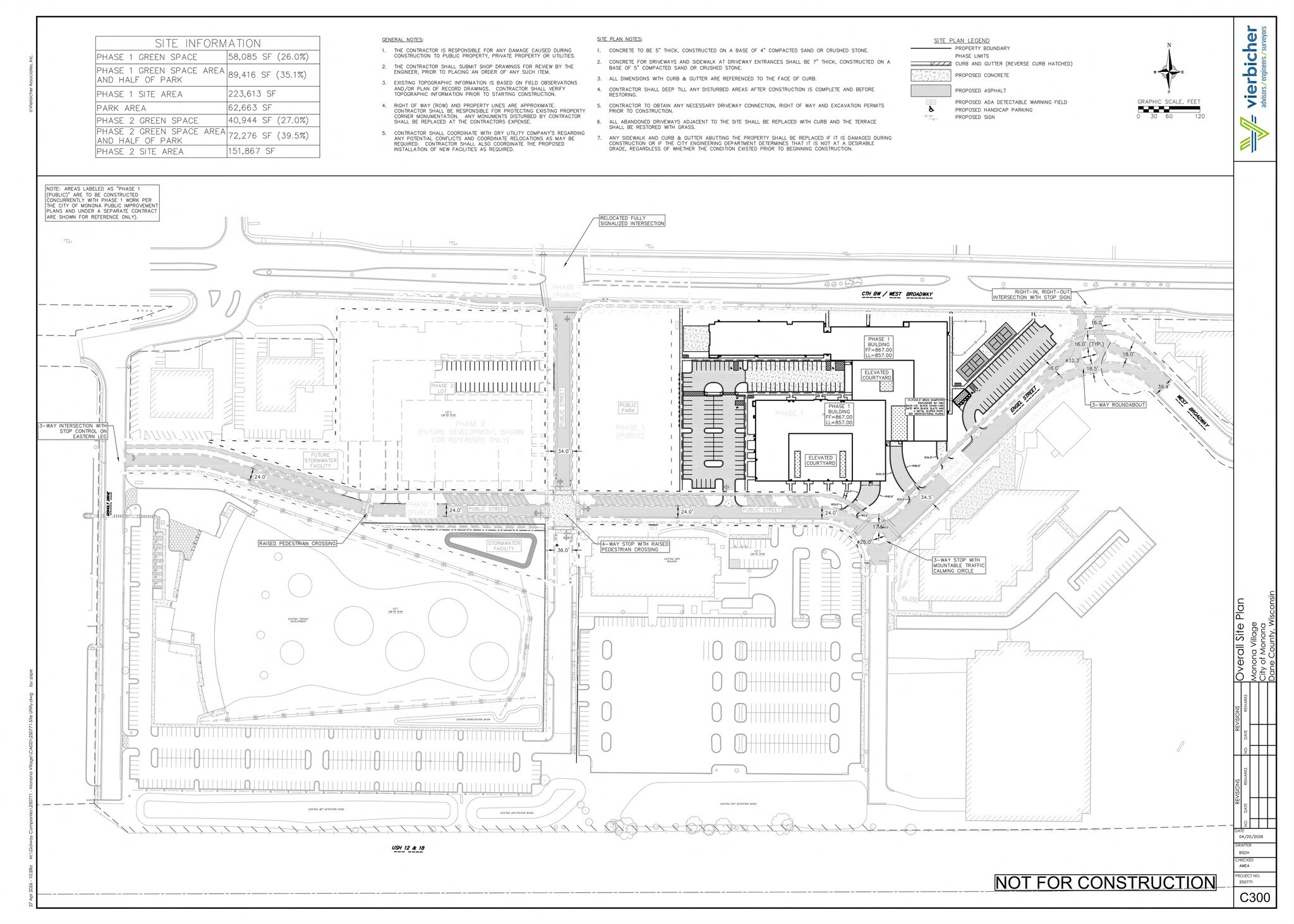 1709 W Broadway, Monona, WI à louer Plan de site- Image 1 de 5