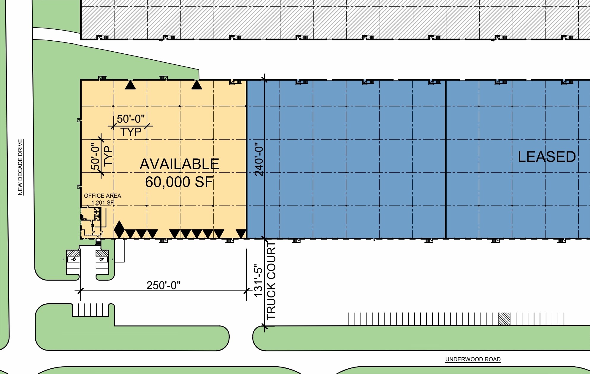4330 Underwood Rd, Pasadena, TX à louer Plan de site- Image 1 de 1