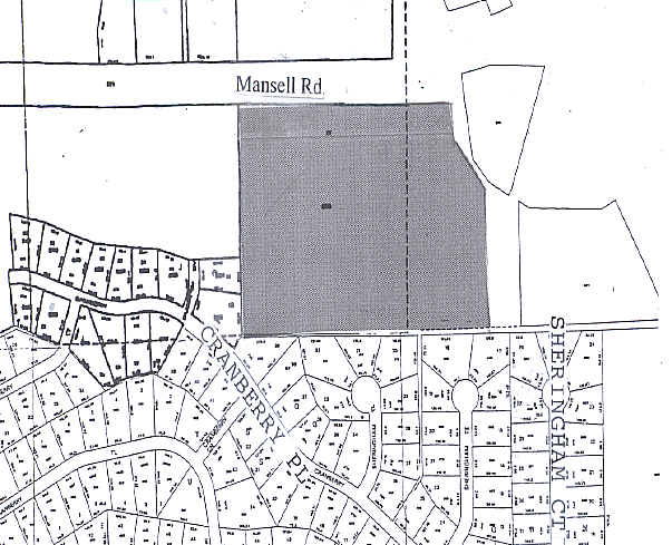 3755 Mansell Rd, Alpharetta, GA à louer - Plan cadastral - Image 2 de 8