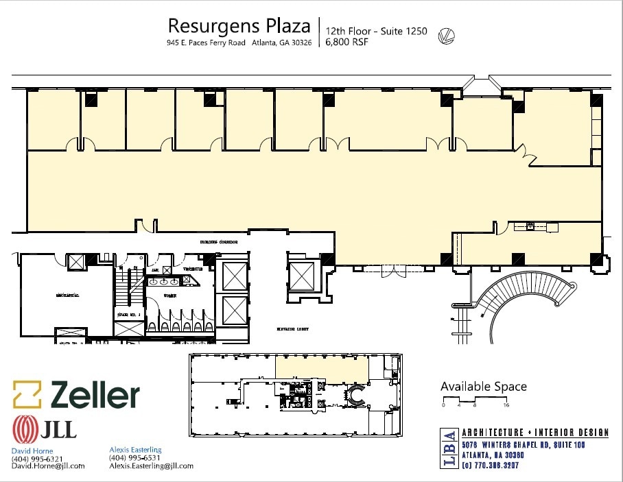 945 E Paces Ferry Rd NE, Atlanta, GA for lease Floor Plan- Image 1 of 1