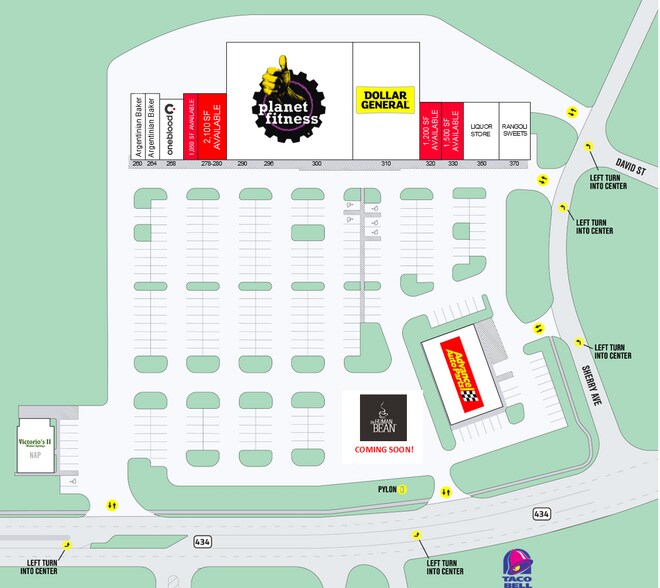 300 E State Road 434, Winter Springs, FL à louer - Plan de site - Image 2 de 5