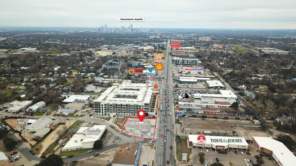 6719 N Lamar Blvd, Austin, TX à louer - Aérien - Image 3 de 20
