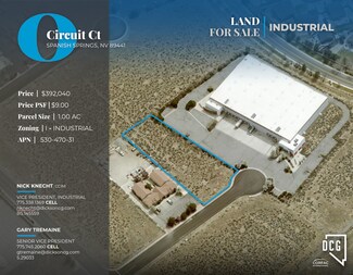 Plus de détails pour Circuit Ct, Spanish Springs, NV - Terrain à vendre