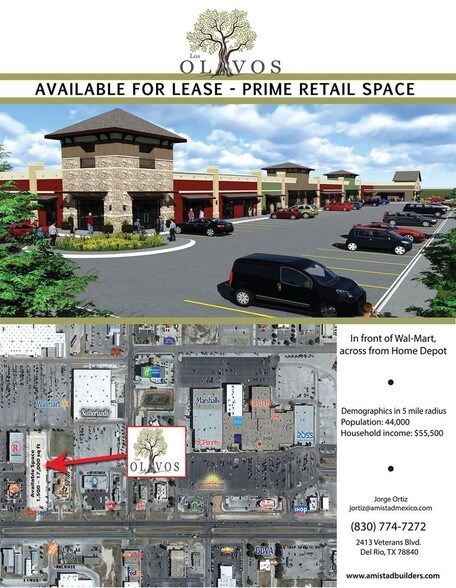 2413 Veterans Blvd, Del Rio, TX à louer - Aérien - Image 2 de 7