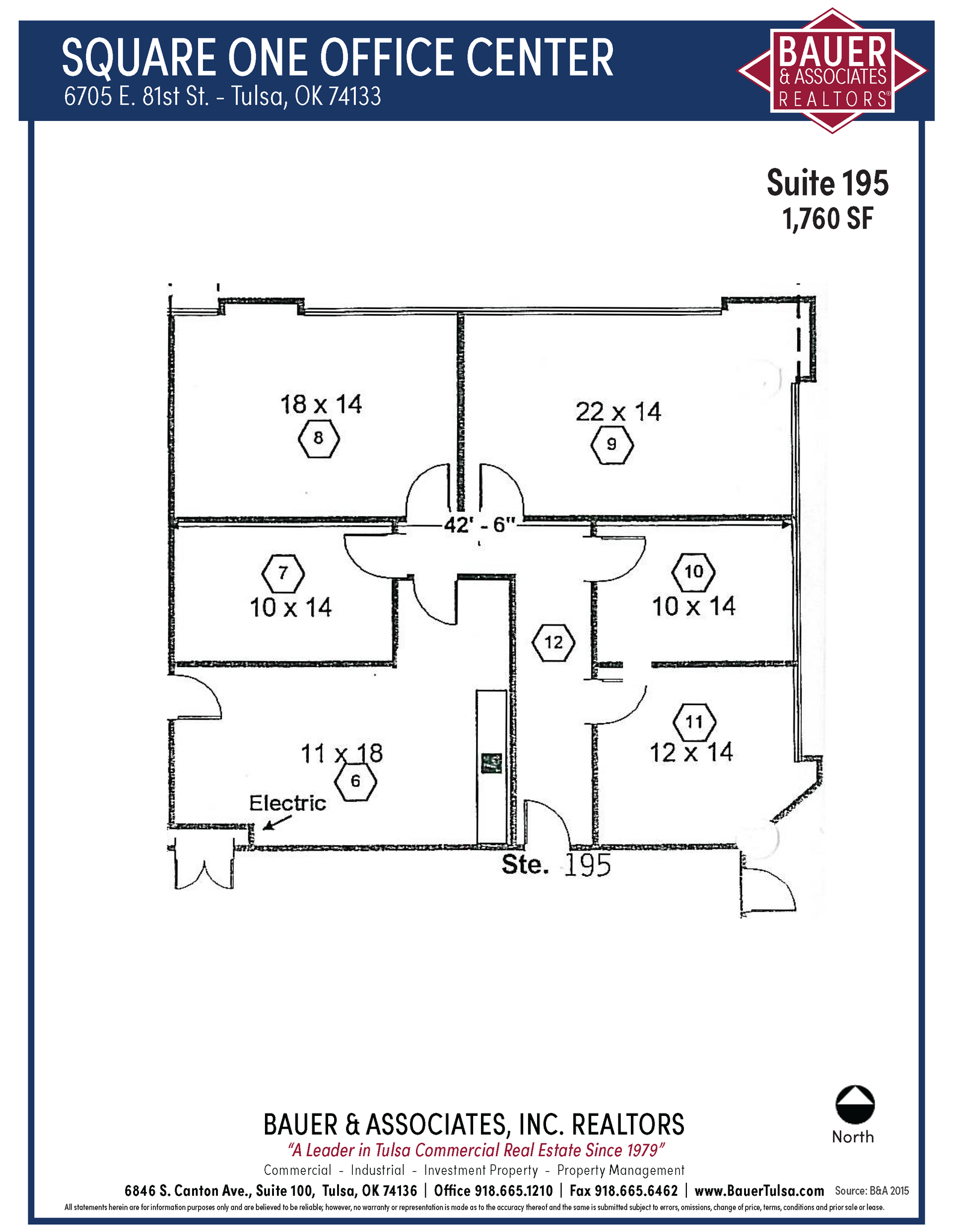 6703-6709 E 81st St, Tulsa, OK for lease Floor Plan- Image 1 of 9