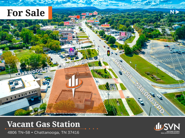 Plus de détails pour 4806 TN-58, Chattanooga, TN - Commerce de détail à vendre