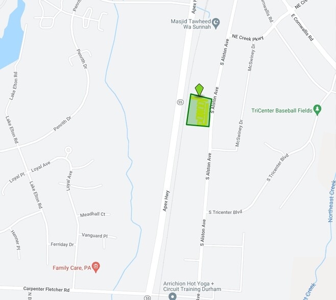 3822 S Alston Ave, Durham, NC à vendre - Plan cadastral - Image 3 de 3