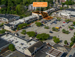 90 E Lancaster Ave, Paoli, PA - AERIAL map view