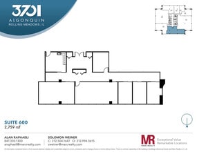 3701 Algonquin Rd, Rolling Meadows, IL for lease Floor Plan- Image 1 of 7