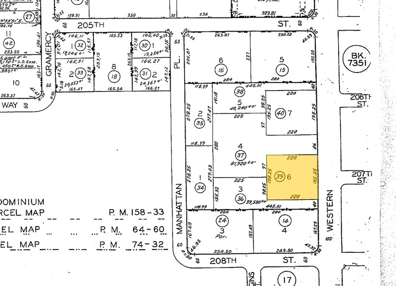 20725 S Western Ave, Torrance, CA à louer - Plan cadastral - Image 2 de 3