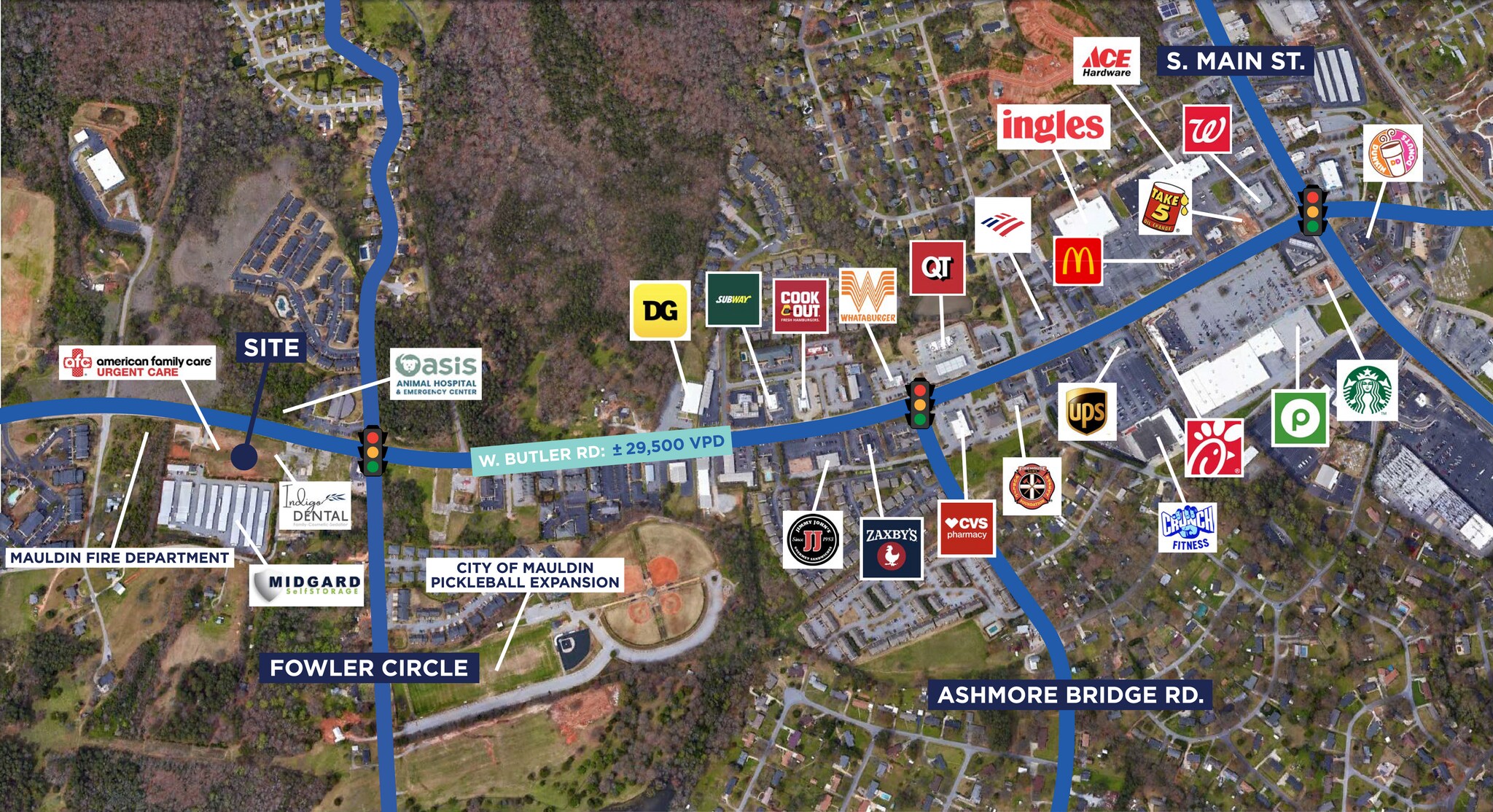 935-W Butler Road, Greenville, SC à vendre Photo principale- Image 1 de 4