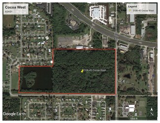 Plus de détails pour 201 S Burnett Rd, Cocoa, FL - Terrain à vendre