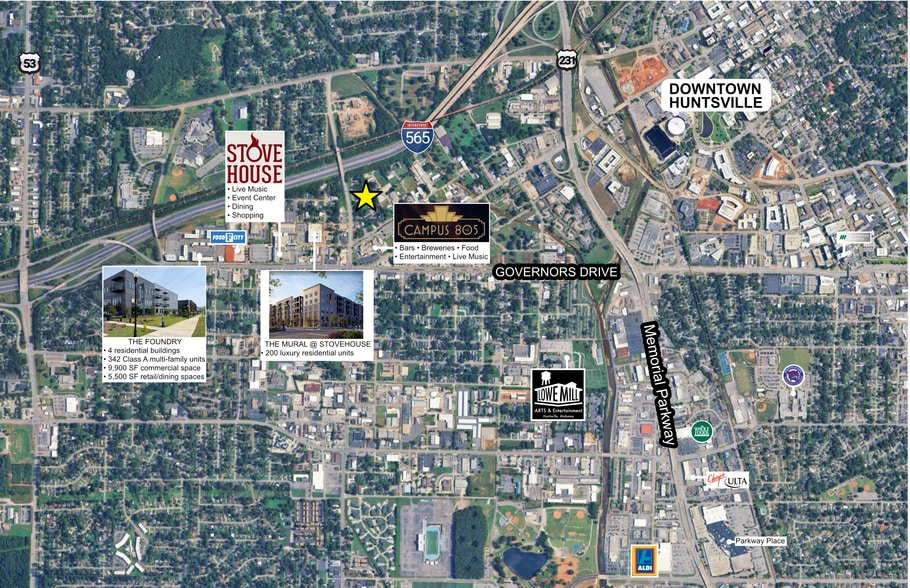 302 Triana Blvd NW, Huntsville, AL for sale - Building Photo - Image 2 of 2