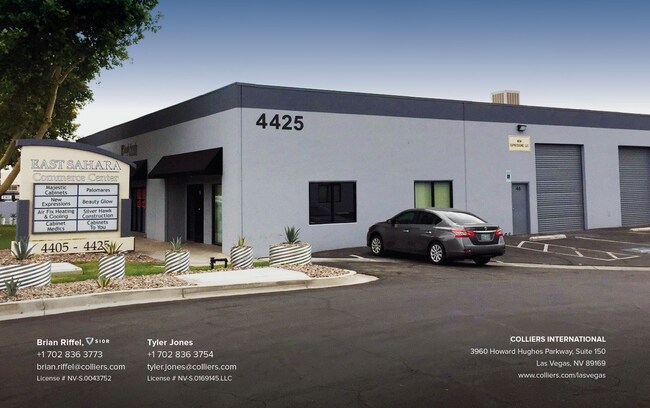 Plus de détails pour 4405 E Sahara Ave, Las Vegas, NV - Local d'activités à louer