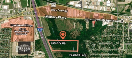 22000 E LBJ Fwy, Mesquite, TX - AERIAL  map view - Image1