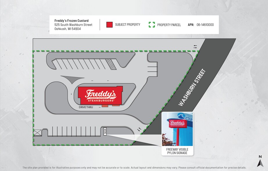 525 S Washburn St, Oshkosh, WI à vendre - Photo du bâtiment - Image 2 de 5