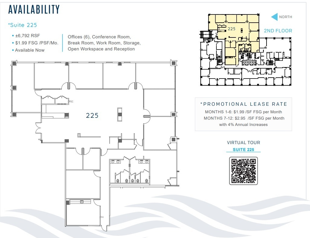 7979 Ivanhoe Ave, La Jolla, CA à louer Plan d’étage- Image 1 de 1