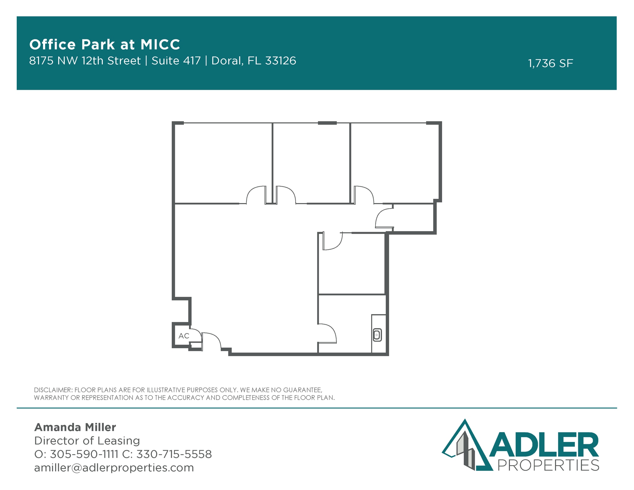 7925 NW 12th St, Doral, FL for lease Floor Plan- Image 1 of 1