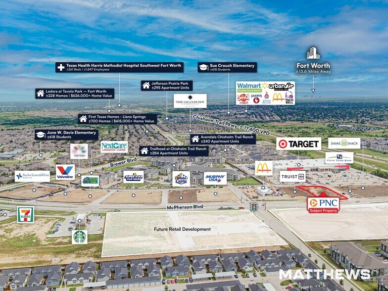 NWC Chisholm Trail Pkwy & McPherson blvd, Fort Worth, TX à vendre - Photo du bâtiment - Image 2 de 2