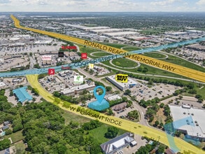 1802 W Pleasant Ridge Rd, Arlington, TX - AERIAL  map view