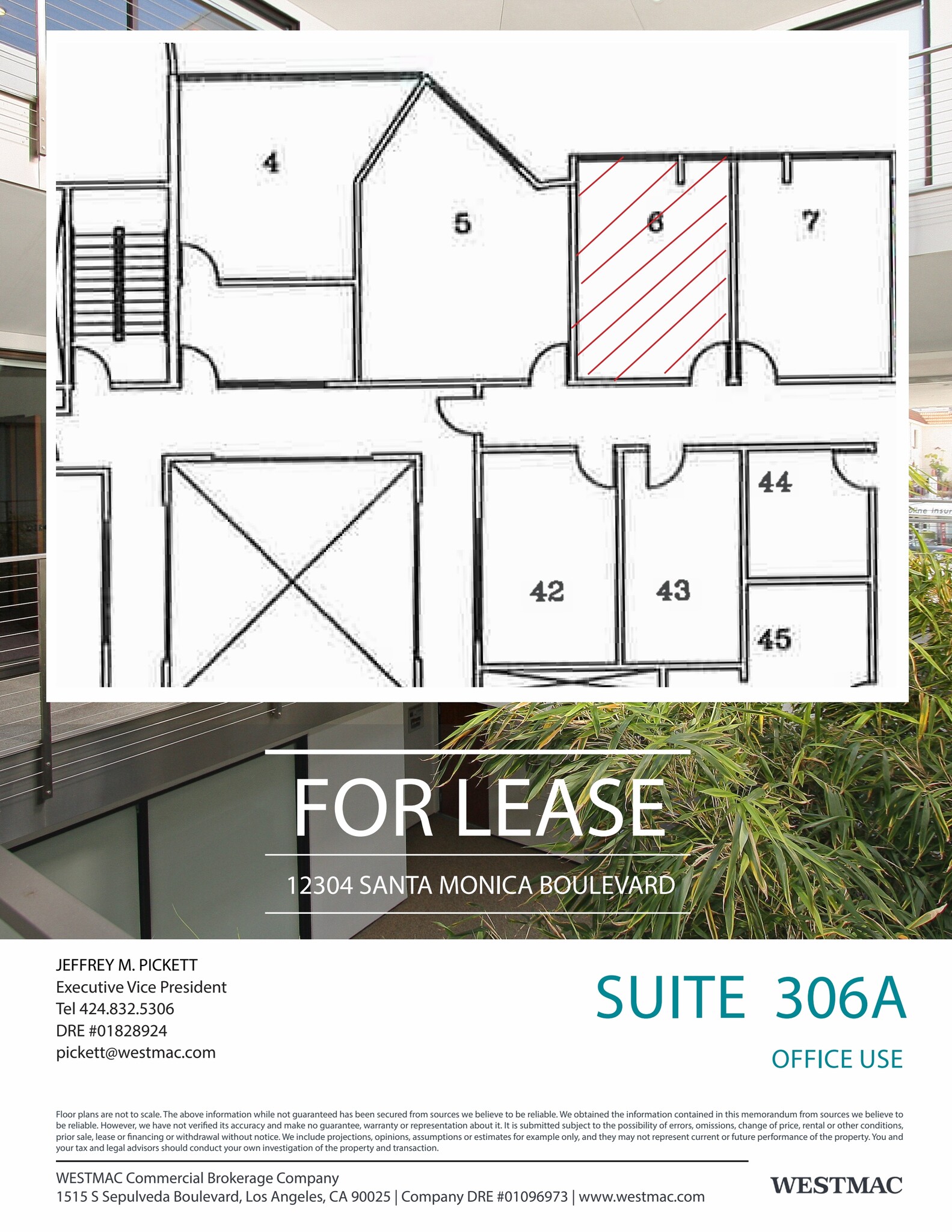 12304 Santa Monica Blvd, Los Angeles, CA à louer Plan d’étage- Image 1 de 1