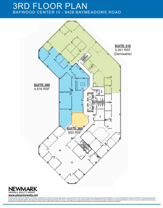 9428 Baymeadows Rd, Jacksonville, FL for lease Floor Plan- Image 1 of 1