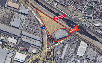 3030 S Atlantic Blvd, Vernon, CA - Aerial map view