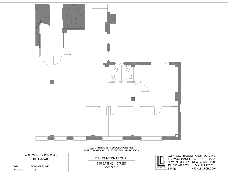 104-110 E 40th St, New York, NY à louer Plan d’étage- Image 1 de 8