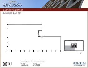 8725 W Higgins Rd, Chicago, IL à louer Plan d  tage- Image 1 de 1