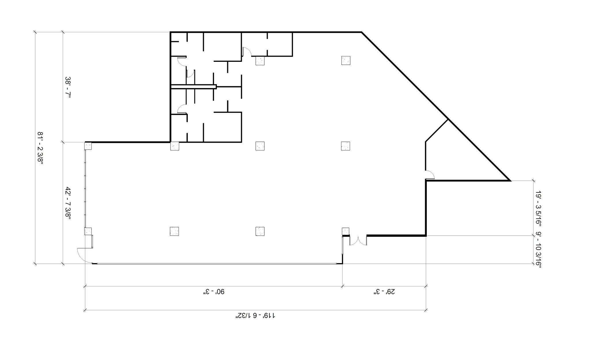 100 Lincoln Sq, Urbana, IL à louer Plan d’étage- Image 1 de 1