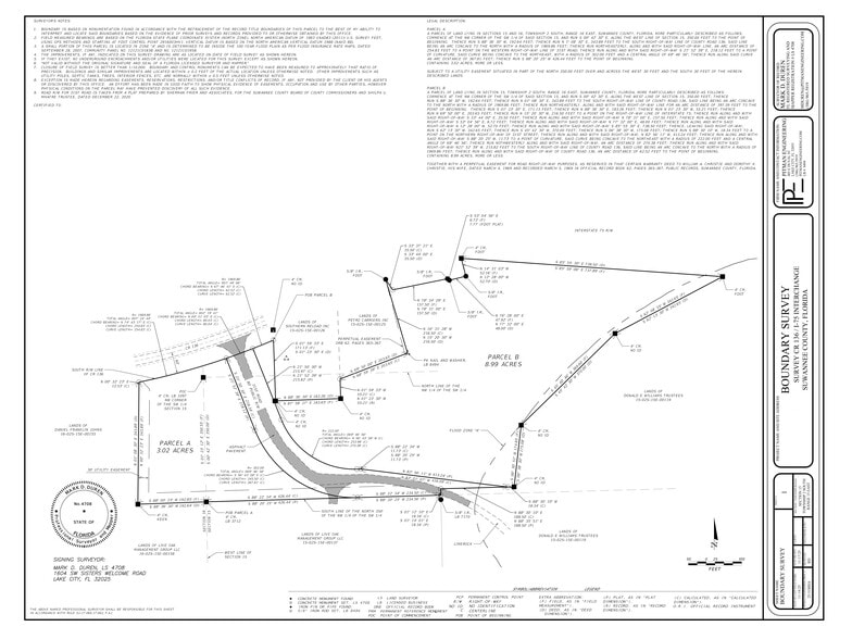 I-75 and County Road 136, White Springs, FL à vendre - Plan de site - Image 3 de 3
