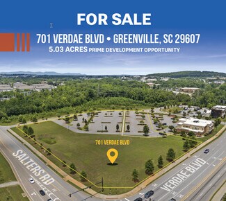 Plus de détails pour 701 Verdae Blvd, Greenville, SC - Terrain à vendre