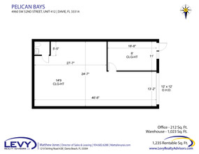 4990 SW 52nd St, Fort Lauderdale, FL à louer Plan d  tage- Image 2 de 2