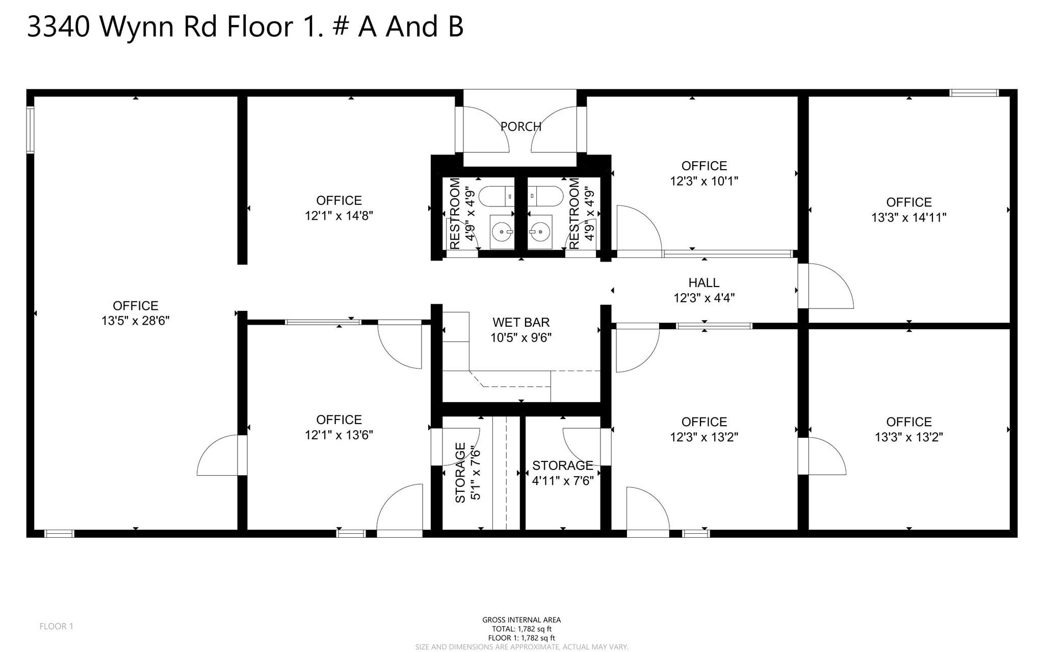 3320-3340 W Wynn Rd, Las Vegas, NV for lease Floor Plan- Image 1 of 1