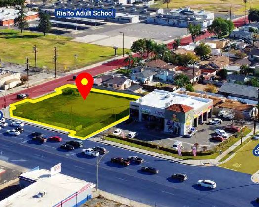 305 Foothill Blvd, Rialto, CA for lease - Aerial - Image 2 of 4