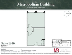 134 N LaSalle St, Chicago, IL à louer Plan d’étage- Image 1 de 1