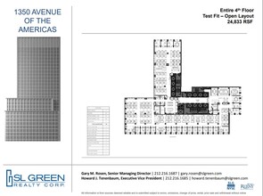 1350 Avenue of the Americas, New York, NY à louer Plan d  tage- Image 2 de 2