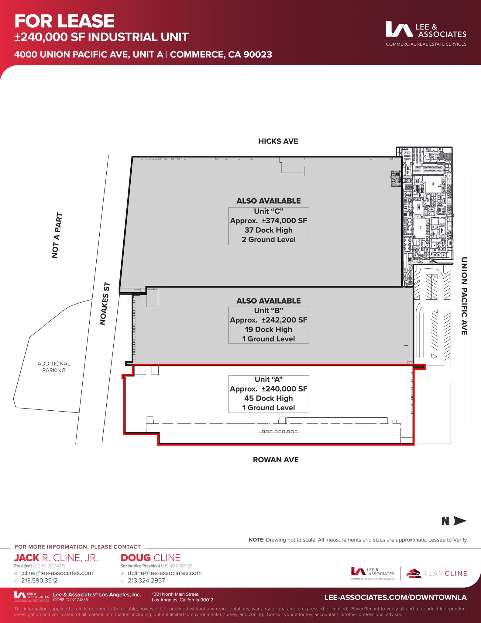 4000 Union Pacific Ave, Commerce, CA for lease Site Plan- Image 1 of 1