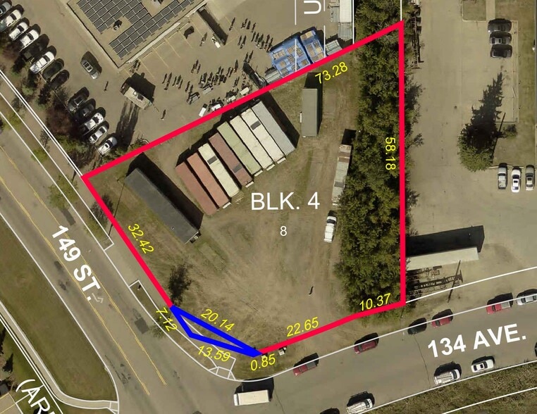 13405 149 St, Edmonton, AB for sale - Plat Map - Image 2 of 2