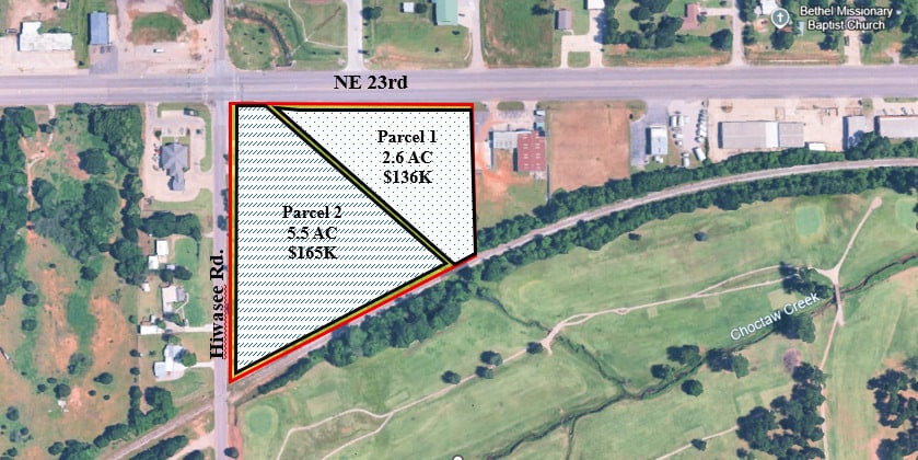 2270 N Hiwassee Rd, Choctaw, OK à vendre - Plan cadastral - Image 2 de 3