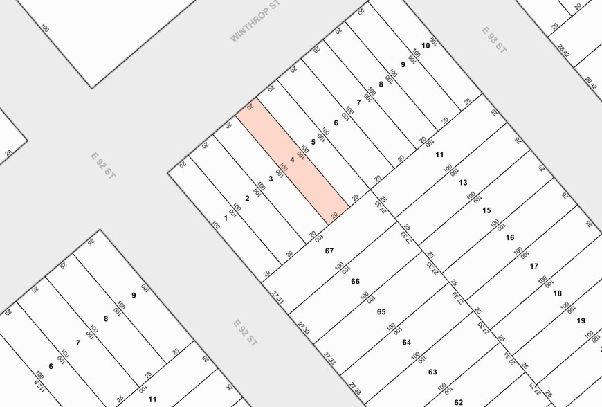 1026 Winthrop St, Brooklyn, NY for lease - Plat Map - Image 2 of 2