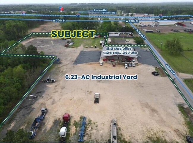 More details for 7066 Adams Ln, Greenwood, LA - Industrial for Sale