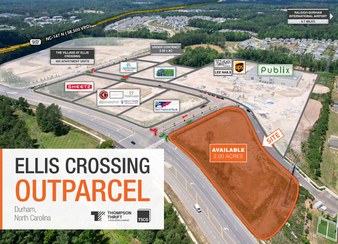 2305 Ellis Rd, Durham, NC à vendre Aérien- Image 1 de 1