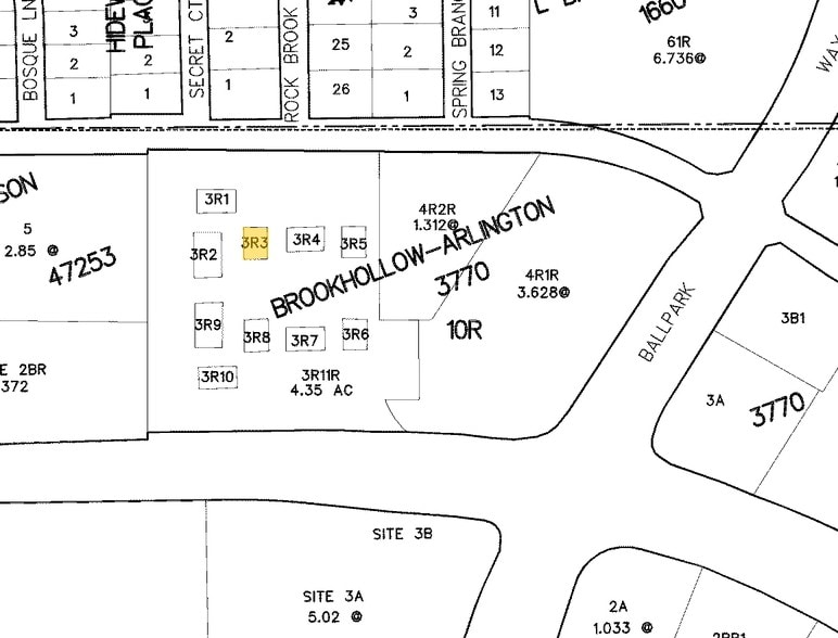 2015 E Lamar Blvd, Arlington, TX à vendre - Plan cadastral - Image 3 de 9