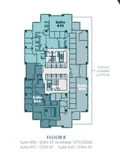 951 E Byrd St, Richmond, VA à louer Plan d’étage- Image 1 de 1