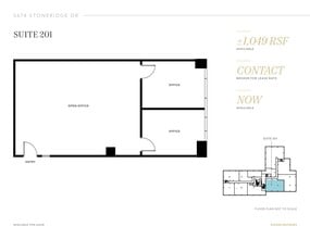 5674 Stoneridge Dr, Pleasanton, CA for lease Floor Plan- Image 1 of 1