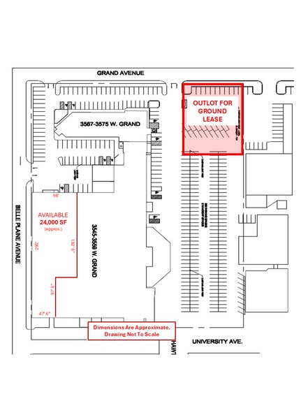 3545 Grand Ave, Gurnee, IL à louer - Photo du bâtiment - Image 2 de 4