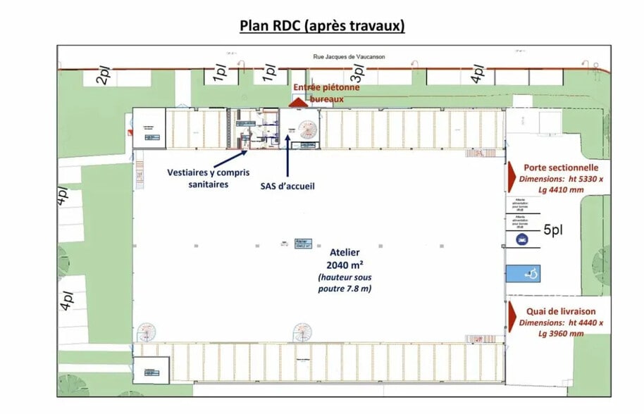 Flex dans SAINT-OUEN-L'AUMONE à louer - Plan d’étage - Image 2 de 3