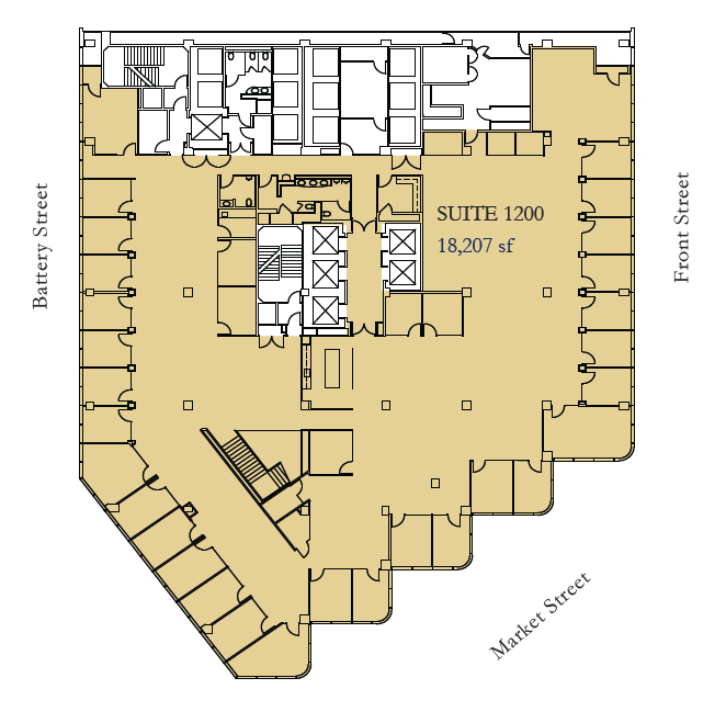 One Front St, San Francisco, CA for lease Floor Plan- Image 1 of 1