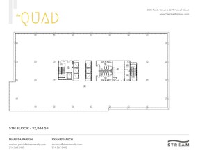 2699 Howell St, Dallas, TX à louer Plan d  tage- Image 1 de 1